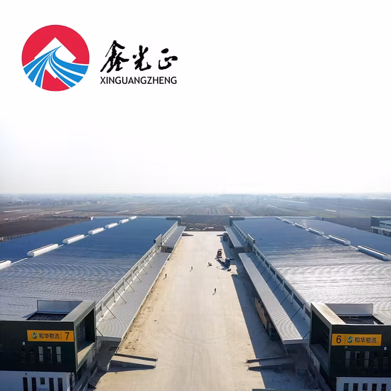 Struttura in acciaio prefabbricata per magazzino/officina/hangar a costruzione rapida