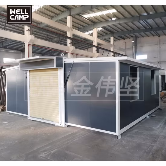 Scuola di contenitori espandibili per ufficio con struttura in acciaio con pannelli sandwich a prezzo di fabbrica